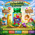 Cipzer Kids Nutrition Food Capsules - Daily Vitality & Immune Support (30 Capsules)