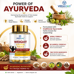 Vedavay Weight Gainer Maxx Capsules- Premium Ayurvedic Vitality Formula (60 Count)