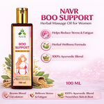 NAVR Boo Support Oil for Women - Stress Reduction & Calmness - 100ml