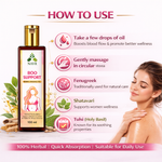 NAVR Boo Support Oil for Women - Stress Reduction & Calmness - 100ml