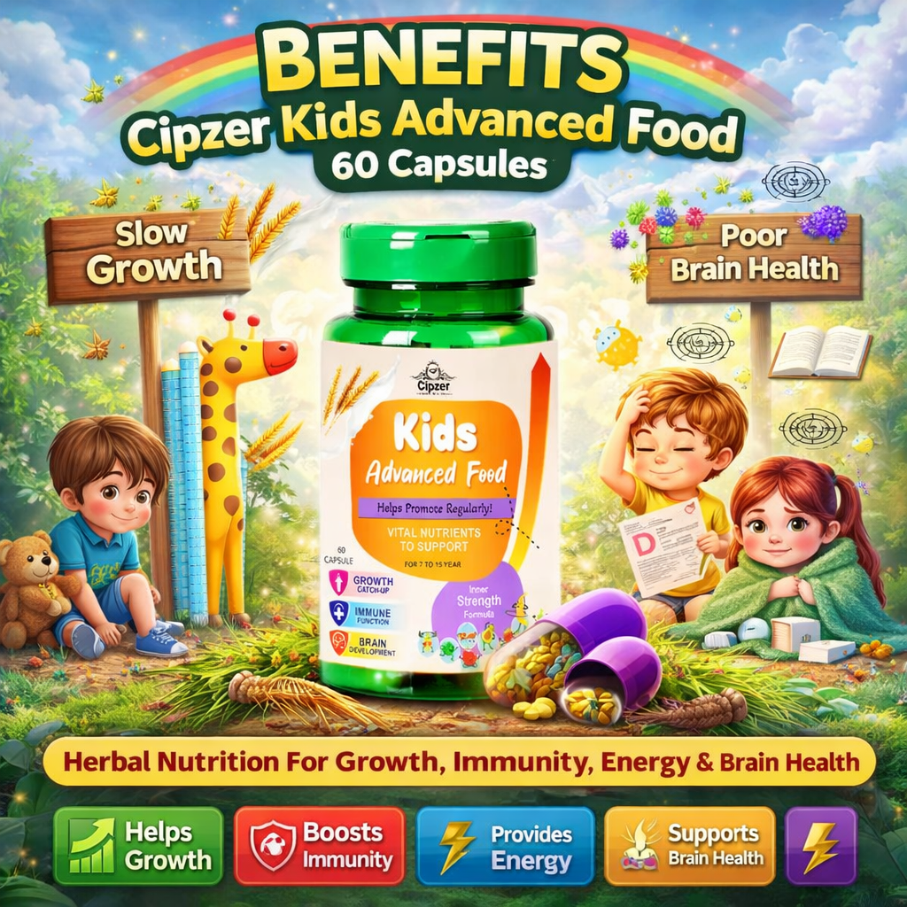 Cipzer Kids Advanced Food Capsules (60 Each)