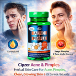 Cipzer Acne & Pimple Capsules for Clarifying Support - Herbal Blemish Control & Skin Purity (60 Capsules)