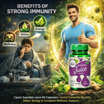 Cipzer Guardian Juice Capsules - Natural Digestive Comfort & Immune Defense (60 Capsules)