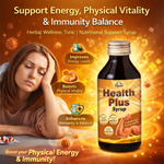 Cipzer Health Plus Syrup - 200ml | Herbal Energy, Immunity, Appetite & Overall Health Tonic