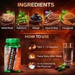 Cipzer Testosterone Booster Capsules - Muscle Vitality & Performance (30 Capsules)