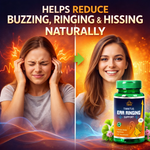 Cipzer Tinnitus Ear Ringing Support Capsules - Natural Auditory & Ear Wellness (60 Capsules)