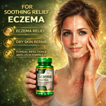 Cipzer Eczema Total Skin Capsules - Natural Skin Comfort & Irritation Support (60 Capsules)