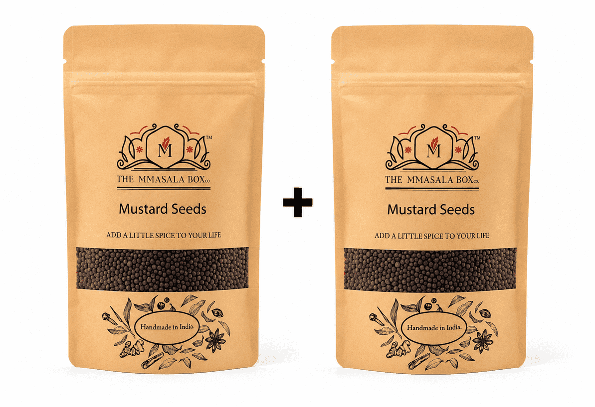 The MMasala Box Co. Black Mustard Seeds – 100 g (Pack of 2)