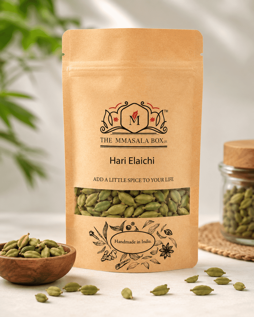 The MMasala Box Co. Green Cardamom (Green Elaichi) – 100 g