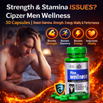 Cipzer Men Wellness Capsules - Peak Physical Vigor & Stamina (30 Capsules)