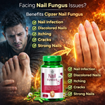 Cipzer Nail Wellness Capsules - Restorative Support for Nail Clarity & Strength (60 Capsules)