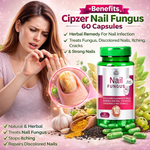 Cipzer Nail Wellness Capsules - Restorative Support for Nail Clarity & Strength (60 Capsules)