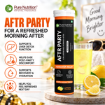 Pure Nutrition AFTR Party Effervescent Tablets – 10 Tabs | Refresh & Rehydrate Formula