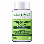 Health Veda Organics Melatonin Capsules 10mg - Restful Sleep Cycles & Jet Lag Support (60 Capsules)