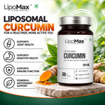 Pure Nutrition Liposomal Curcumin with Ginger Extract, 30 Capsules | Antioxidant & Joint Support