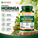 Pure Nutrition Moringa 1200mg -  180 Veg Tablets