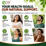 Pure Nutrition Organic Triphala Powder - 227g | 100% Pure and Natural | Supports Digestion, Detoxification, and Overall Wellness