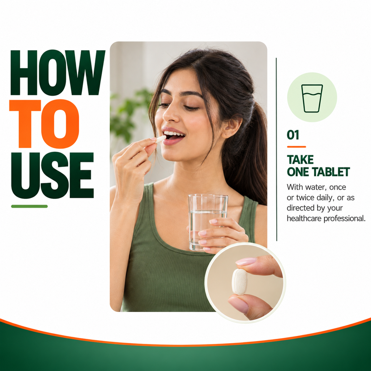 प्योर न्यूट्रिशन पीसीओएस बैलेंस टैबलेट्स 40:1 रेश्यो 2000mg - 60 वेजिटेरियन टैबलेट्स