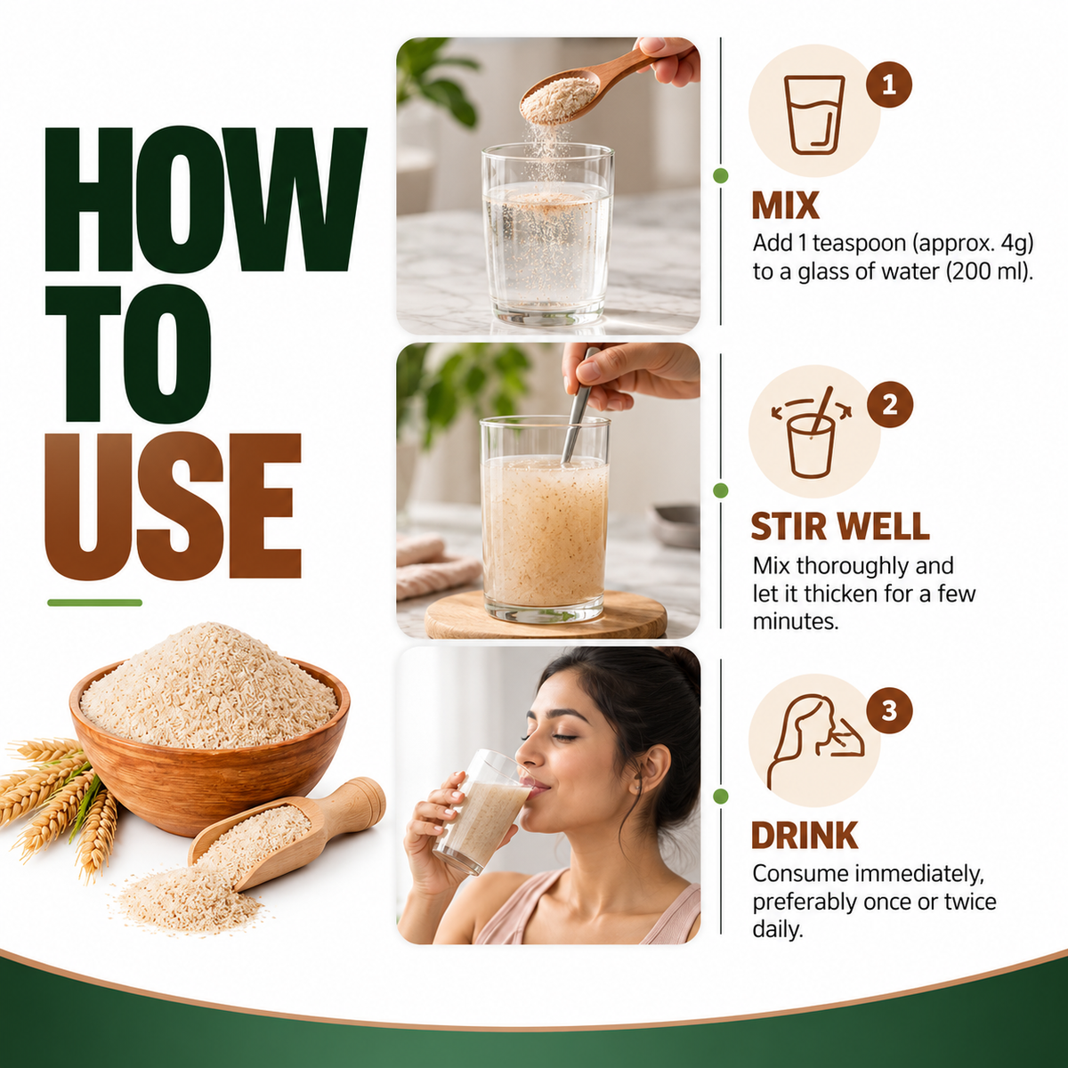 Pure Nutrition Psyllium Husk Isabgol Powder 100g