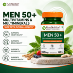 Pure Nutrition Men’s Multivitamin 50+ 60 Tablets | Daily Vitamins & Minerals for Men’s Health