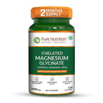 Pure Nutrition Chelated Magnesium Glycinate Tablets - 120 Tablets (Pack of 1) - 2000