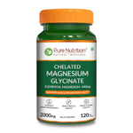 Pure Nutrition Chelated Magnesium Glycinate Tablets - 120 Tablets (Pack of 1)  - 2000mg