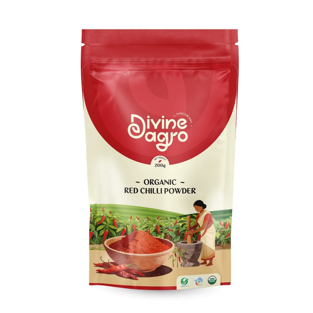 Divine Agro Red Chilli powder - 200gm