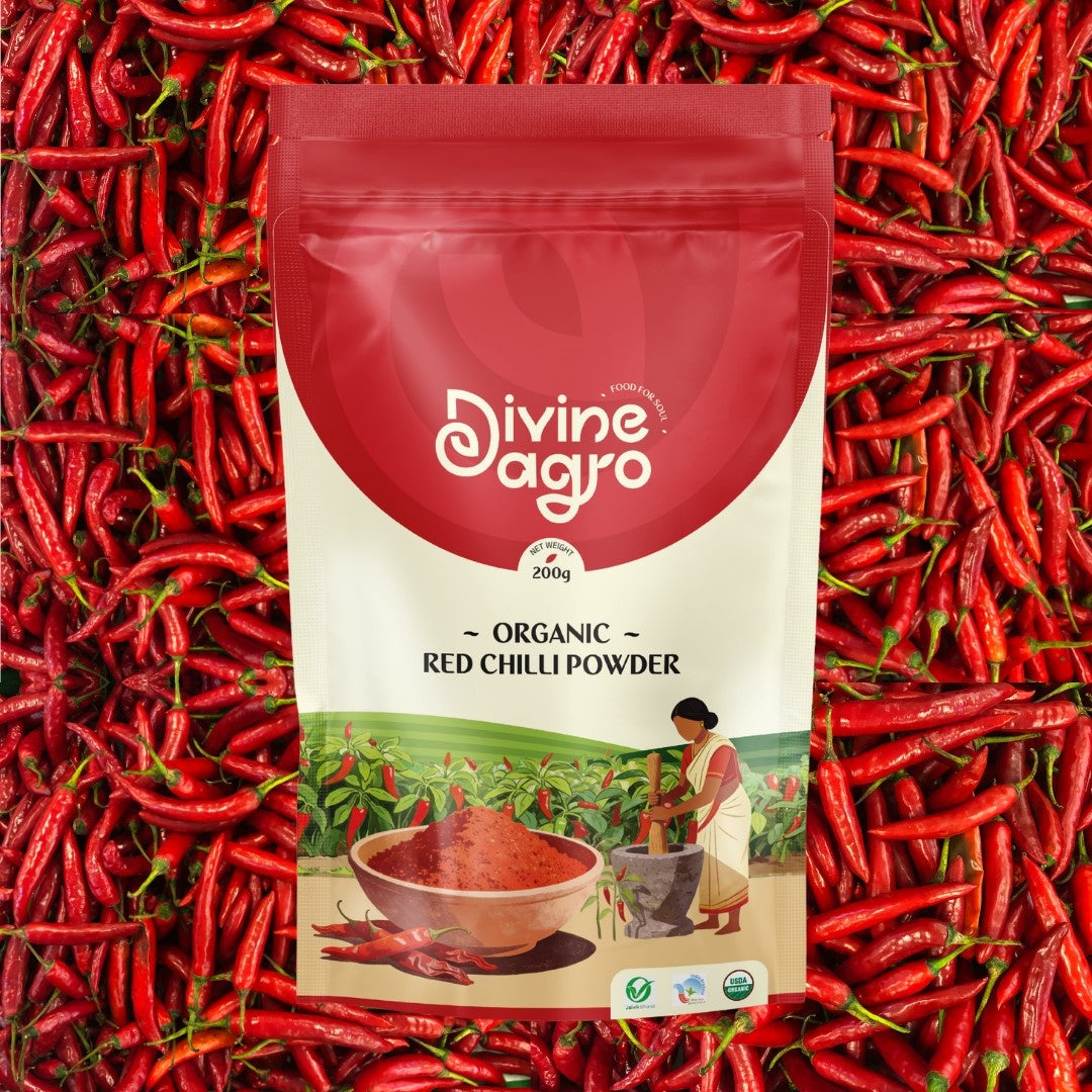 Divine Agro Red Chilli powder - 200gm