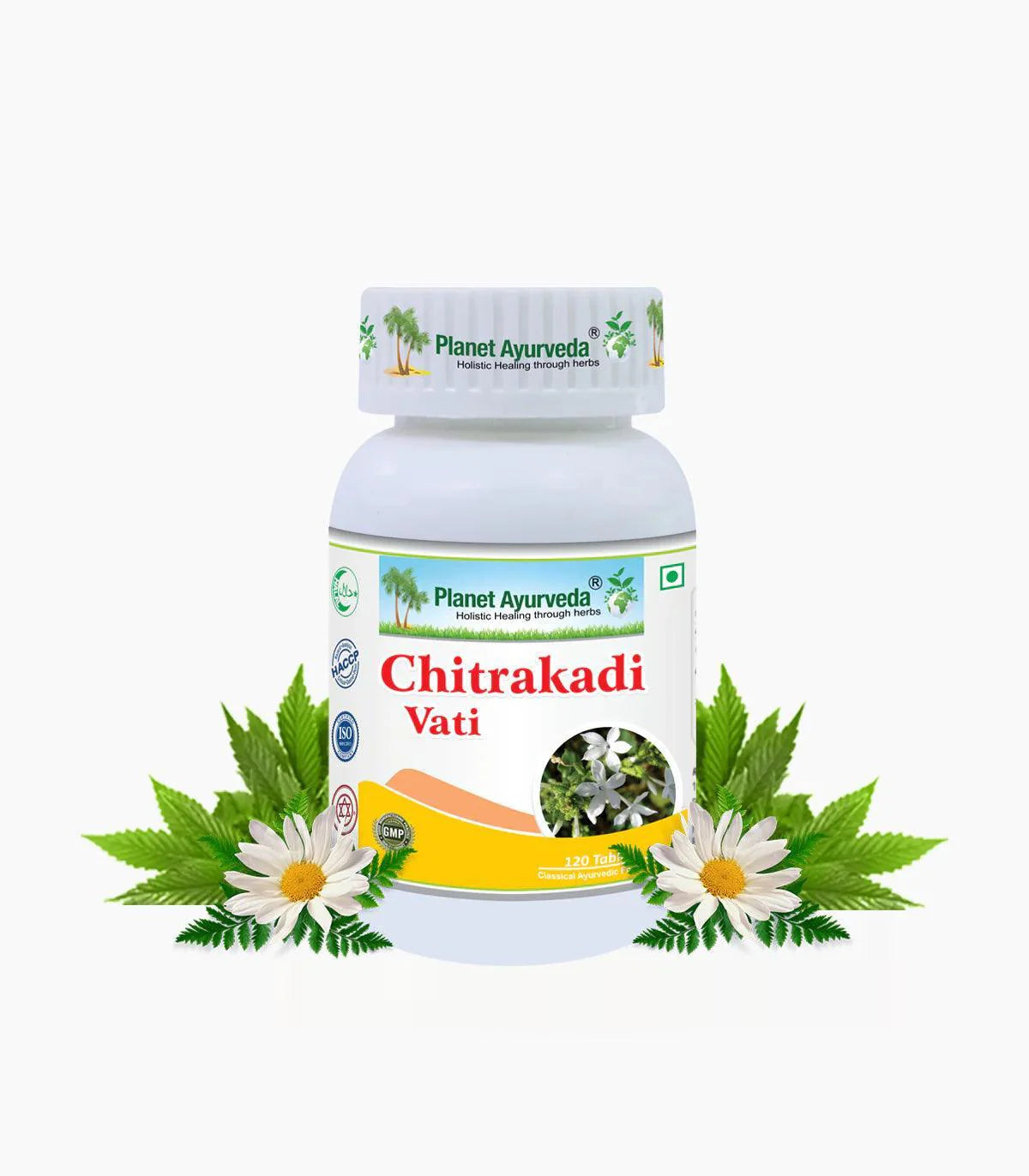 Planet Ayurveda Chitrakadi Vati - 120 Tablets | Natural Support for Digestion & Metabolism