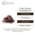 Ecotyl 70% Dark Chocolate | Rich Cocoa | Premium Indulgence | 40g