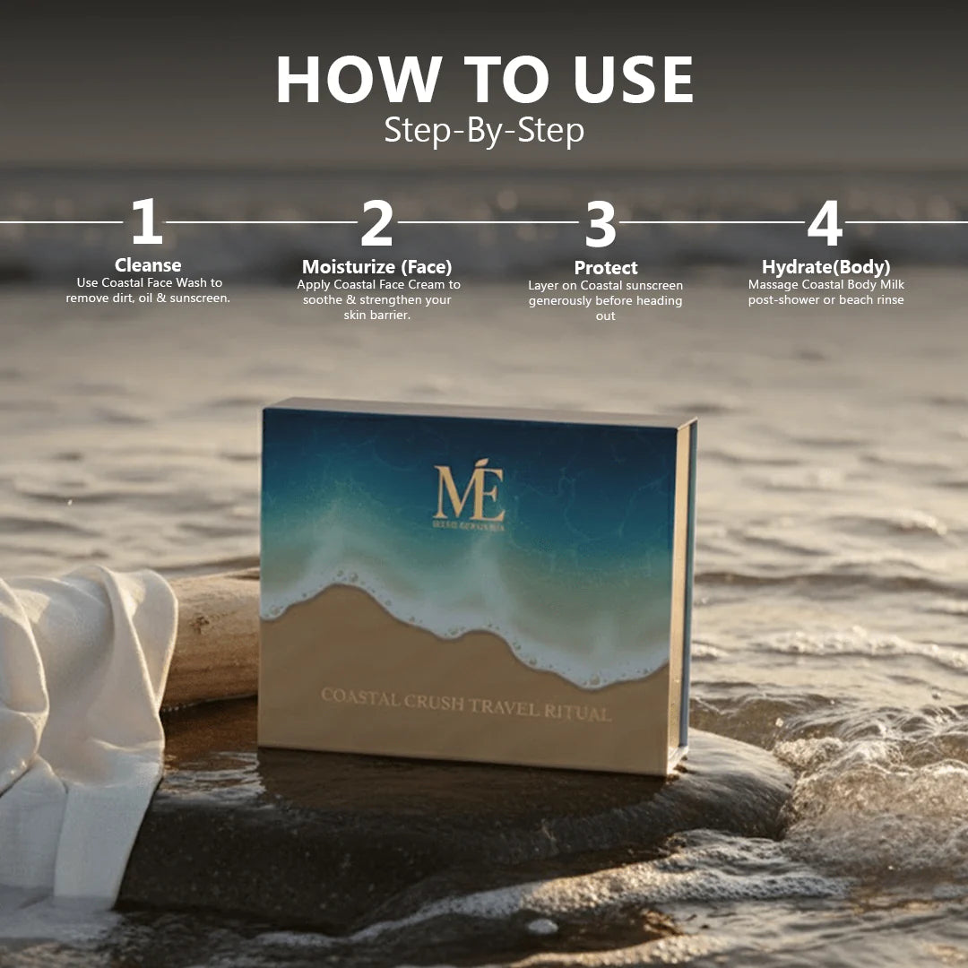 Miloe Mineral Coastal Crush Travel Ritual - Sun-kissed. Sun-blissed.