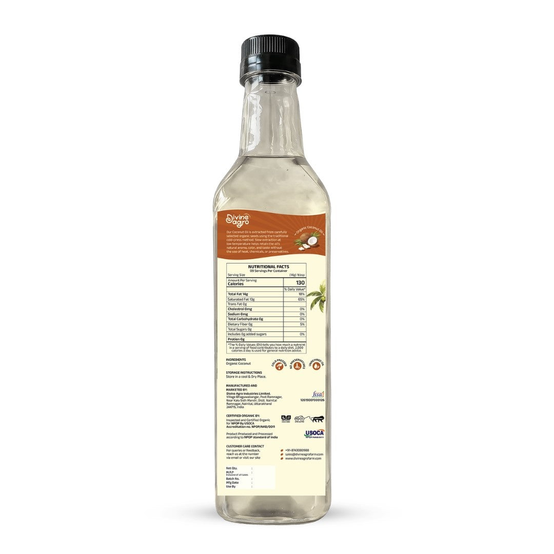 Divine Agro Coconut Oil - 1ltr.