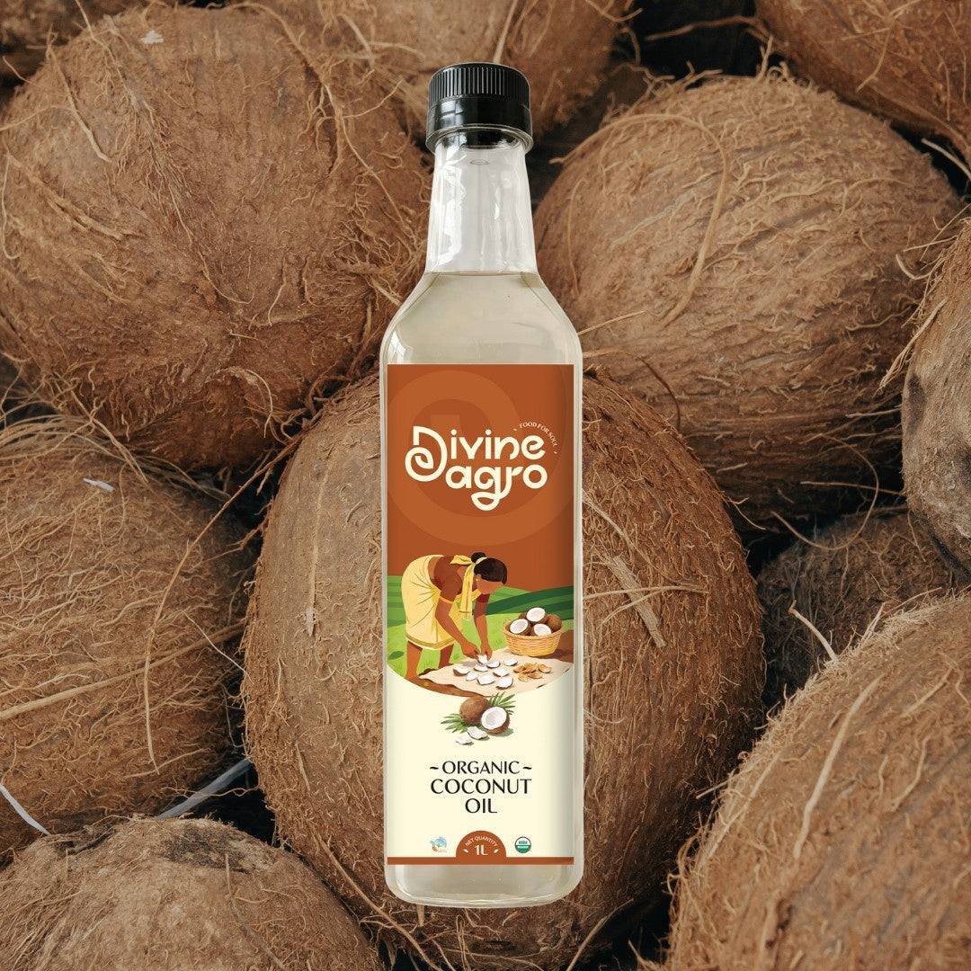 Divine Agro Coconut Oil - 1ltr.