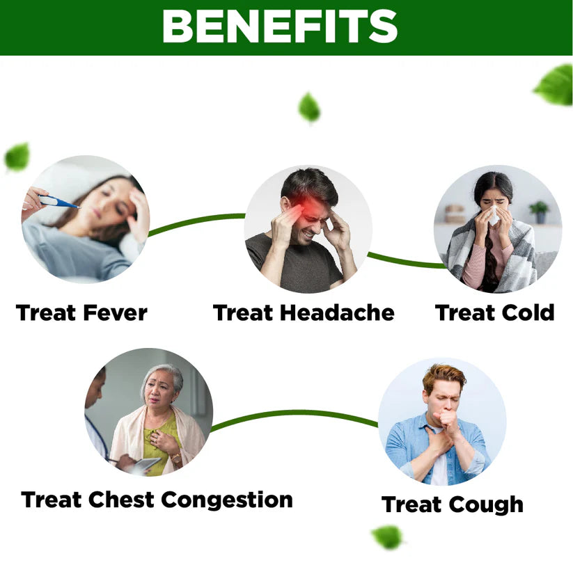 Cipzer Cold Free Joshanda - 30G Pack of 3 | Herbal Remedy for Cough, Cold, Flu, Immunity & Throat Care