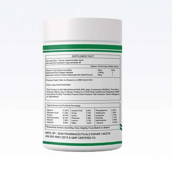 Dr. Satnam’s Arogyam Collagen Beauty (150g) | Hydrolyzed Marine Collagen Peptides + Hyaluronic Acid & Vitamin C for Skin, Hair, Nails & Joints
