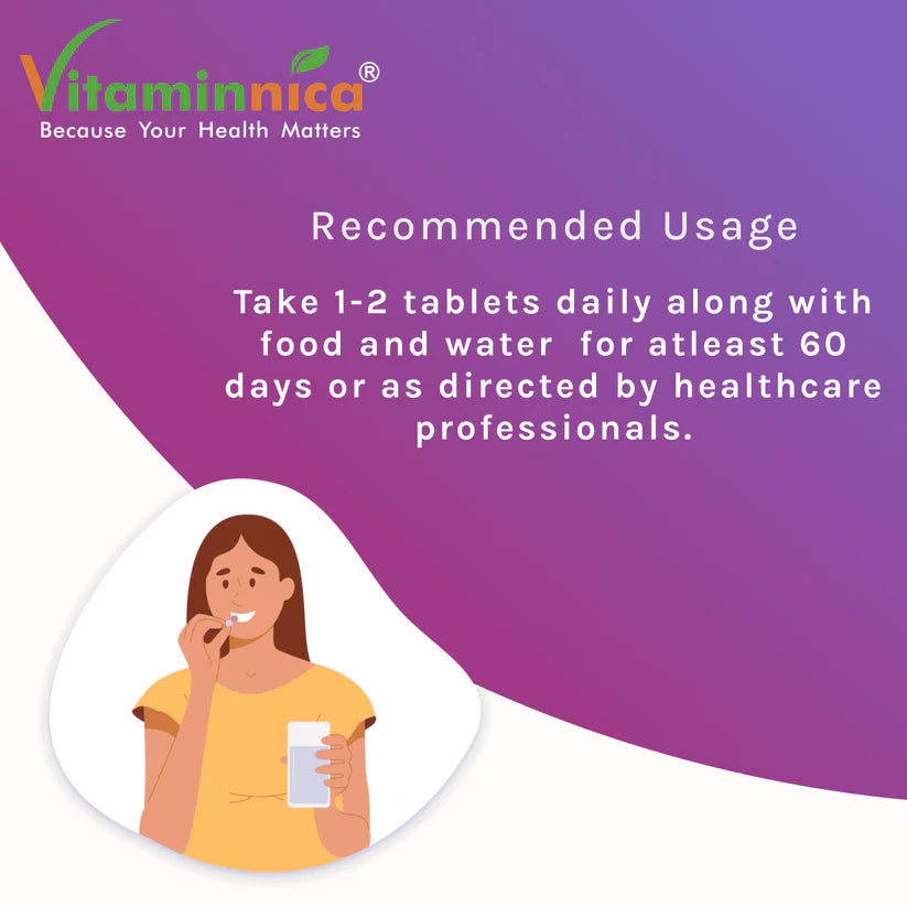 Vitaminnica Multi Vita Men & Women Combo Pack- 60 Tablets | Multivitamins for Overall Health & Immunity