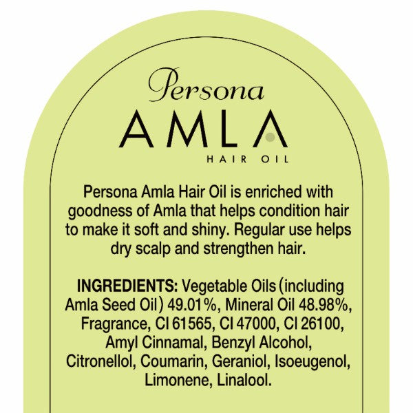 Mahida's Persona Amla Hair Oil (100% Pure) - 200ml Oil (Pack of 2)