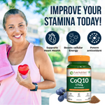 Pure Nutrition Bio Coenzyme Q10 175mg Veg Capsules, 60 Count - Cellular Vitality