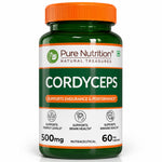 Pure Nutrition Cordyceps 500 mg – 60 Vegetarian Capsules