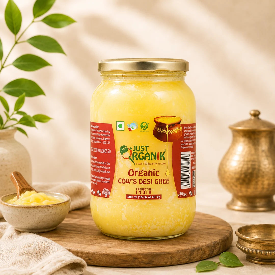 Just Organik Cow Desi Ghee -500ML
