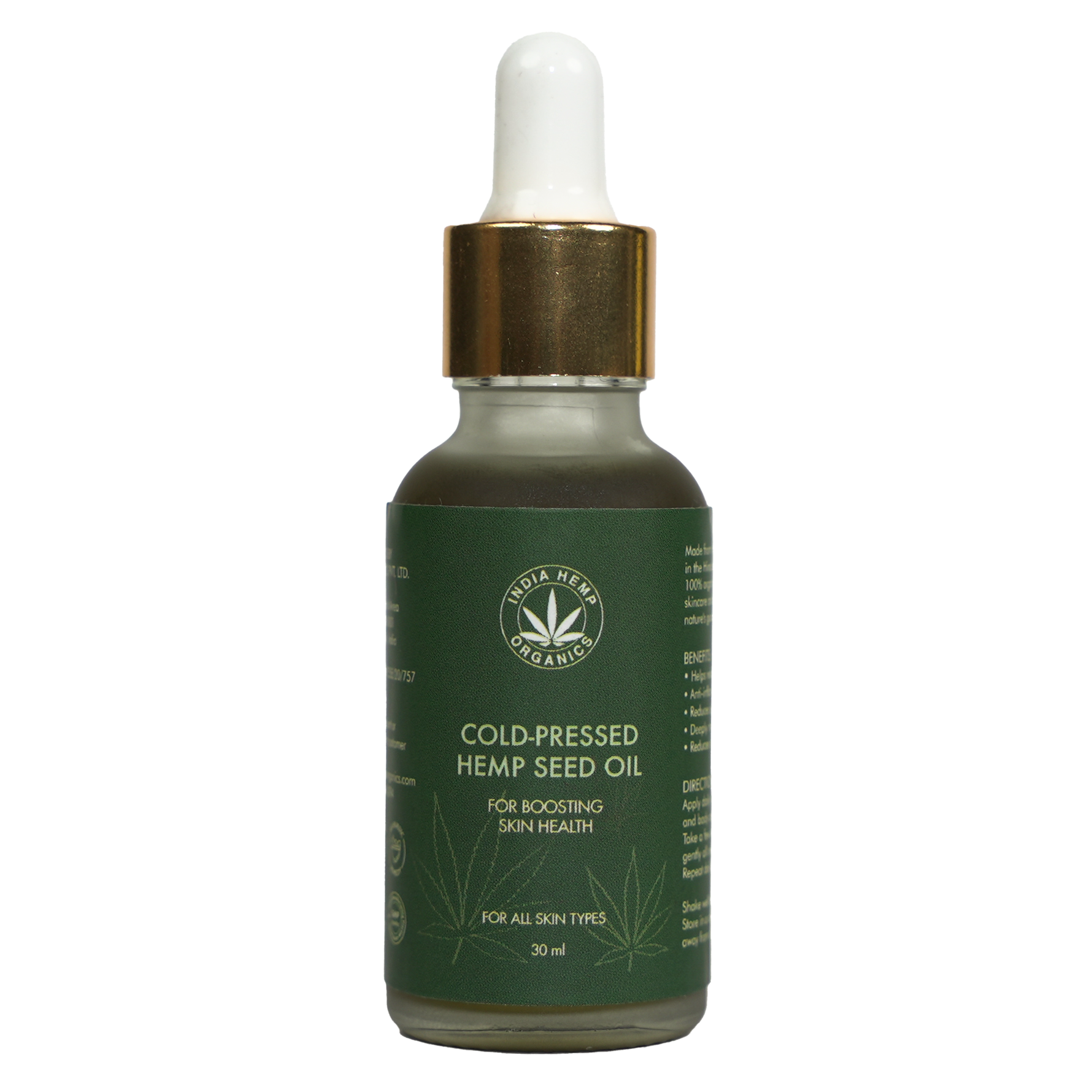 India Hemp Organics- Hemp Seed Oil (30ml)