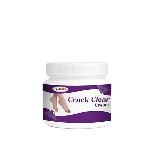 Sadhana Crack Clear Cream (25g) | Ayurvedic Foot Care Formula for Dry, Cracked Heels & Rough Skin Repair