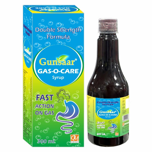 GUNSAAR GAS-O-CARE Ayurvedic Digestive Syrup (Metalic Box) and Appetite Improver