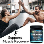 Pure Nutrition Micronised Creatine Monohydrate Powder, Pre/Post Workout Supplement, Instant Energy for Athletic Performance, Fast Recovery, Increased Muscle Mass, Unflavoured - 250gm