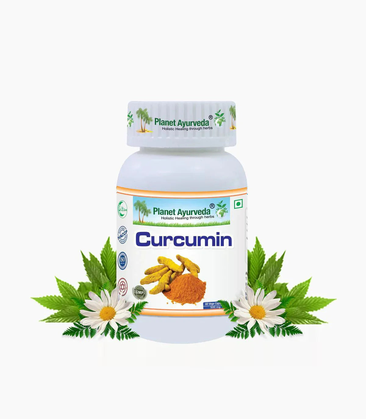 Planet Ayurveda Curcumin (60 Capsules) - 500mg Standardized Extract