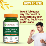 Pure Nutrition Curcumin Turmeric Extract 1200mg Veg Tablet - 120 Tablets