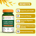 Pure Nutrition Curcumin Turmeric Extract 1200mg Veg Tablet - 120 Tablets