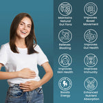 ZEROHARM Gut Army Probiotics & Prebiotics Capsule with Vitamin C & Zinc - Advanced Digestive Health & Immunity Support Supplement for Men & Women - 60 Capsules