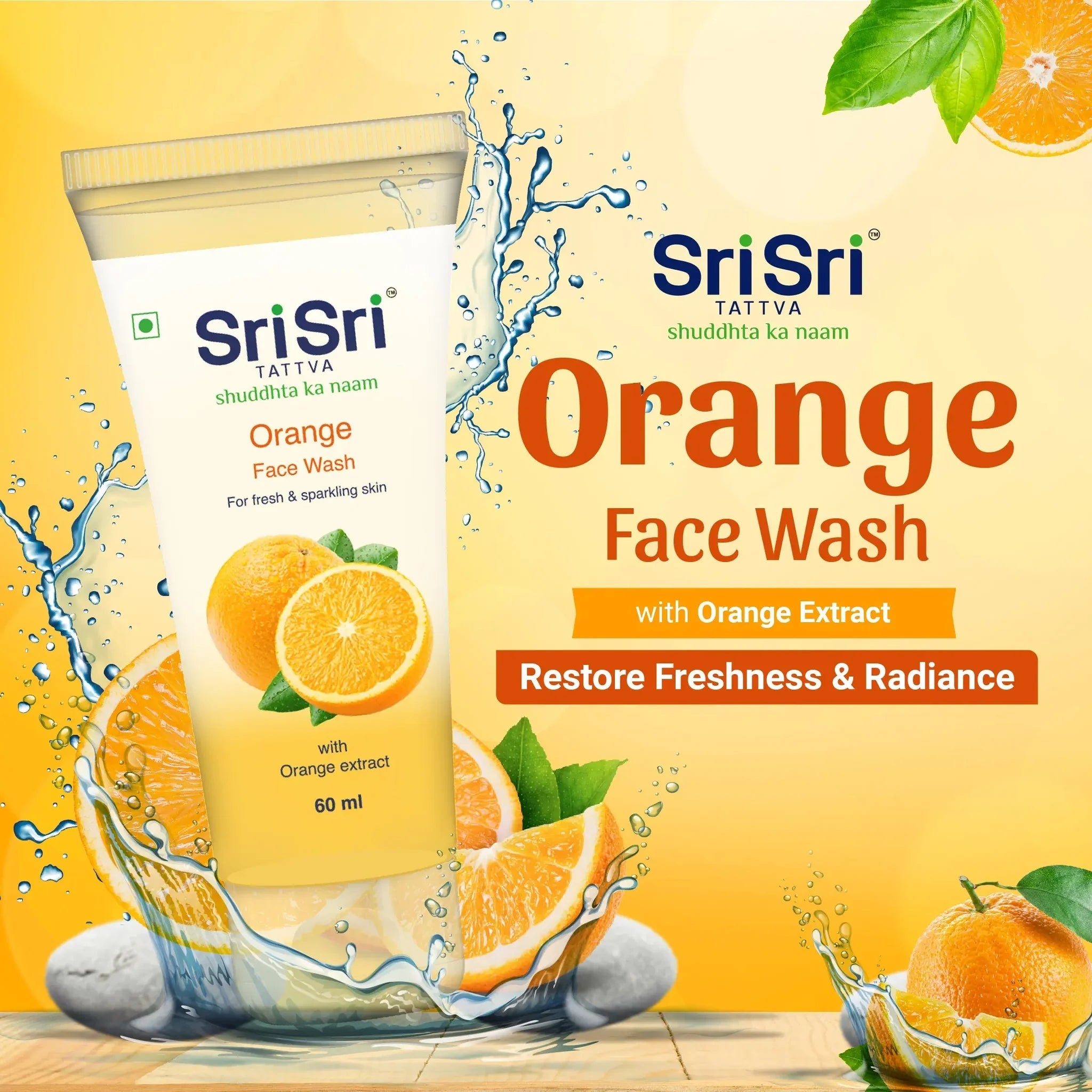 Sri Sri Tattva Orange Face Wash - Pack of 2