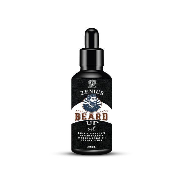 Zenius Beard Up Oil - Beard Oil for Growth and Nourishment of Facial Hair - 30ml Oil
